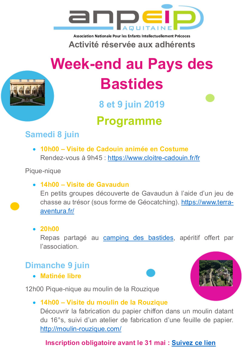 2019 06 08 09 flyer week end Pays des Bastides c9bb1