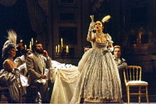 Catherine Malfitano dans Traviata par Claude Truong Ngoc 1980